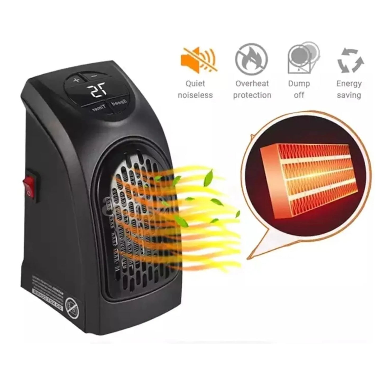 CALEFACTOR DE PANTALLA LED HANDY HEATER